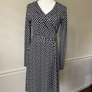 NWT Banana Republic Wrap Dress Navy Size Small